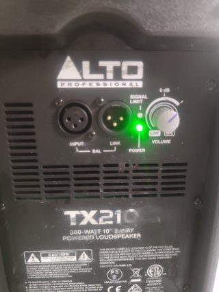 Altavoz Activo Alto Professional TX210 10