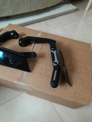 Base manillar + protectores puños para Mt07 y mt09