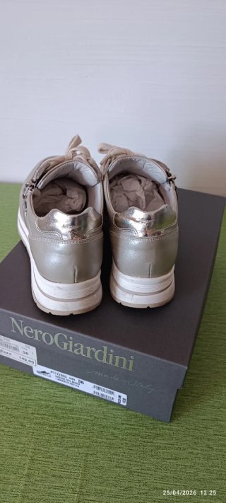 Scarpe donna Nero Giardini 36 oro/argento