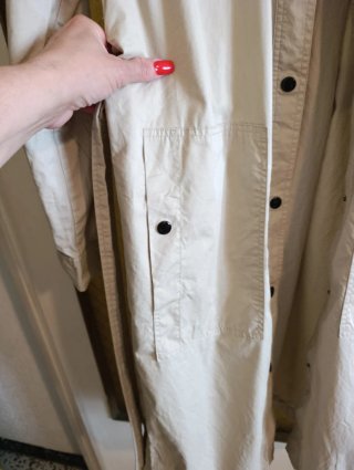 Gabardina Stradivarius Beige Primavera Verano