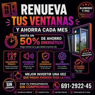 Ventanas de Aluminio y PVC