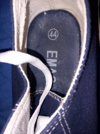Zapatillas deportivas azul marino talla 44