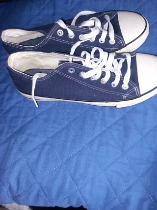 Zapatillas deportivas azul marino talla 44