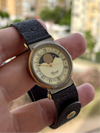 Reloj Thermidor Moonphase Vintage Nuevo Gold