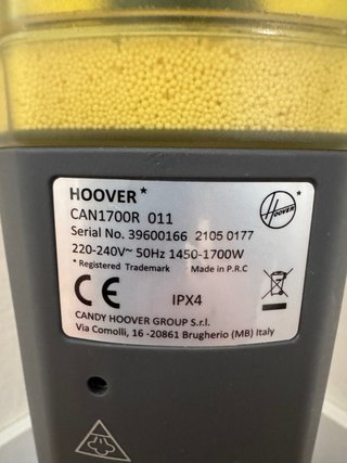Escoba a vapor Hoover 1700W