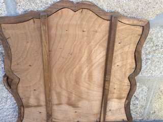 Espejo antiguo madera y cristal