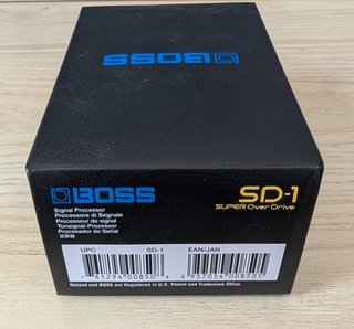 BOSS SD-1 Super Over Drive Pedal Guitarra con Caja