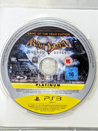 Batman Arkham Asylum, Sony PS3