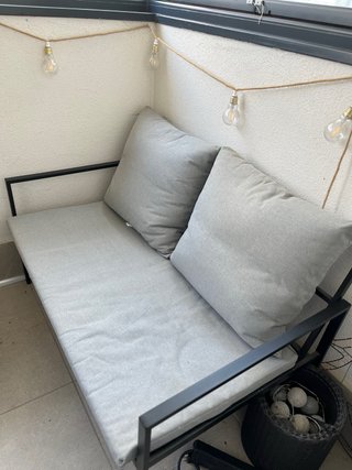 Sillas de terraza metálicas y tela