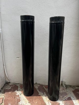 Tubería Calefacción - Tubo vitrificado negro 150MM