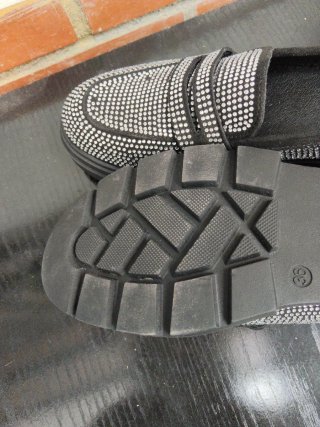 Zapatos Graceland negros con brillo