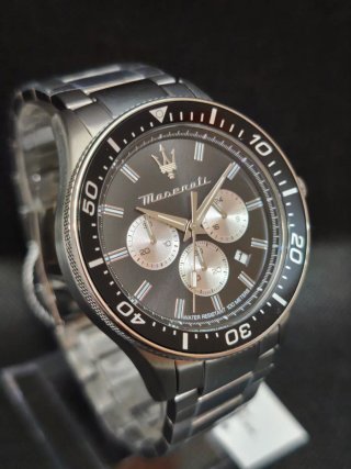 Reloj Maserati Cronógrafo Hombre Negro/Plata