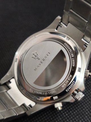 Reloj Maserati Cronógrafo Hombre Negro/Plata