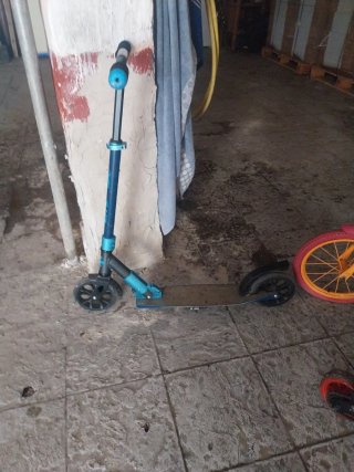 Bicicleta infantil y patinete