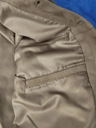 Giubbino nappato uomo beige