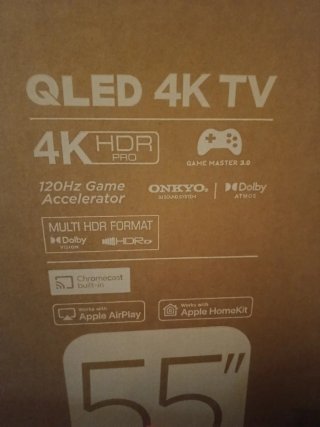 TV 55" TCL 55c655 4K QLED pro (Google TV) 120Hz