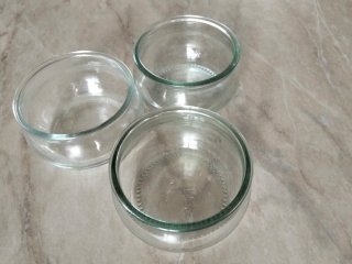Set 3 Ciotole Vetro Impilabili
