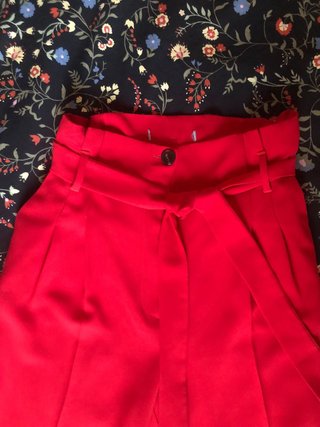 Pantaloni eleganti rossi Marella