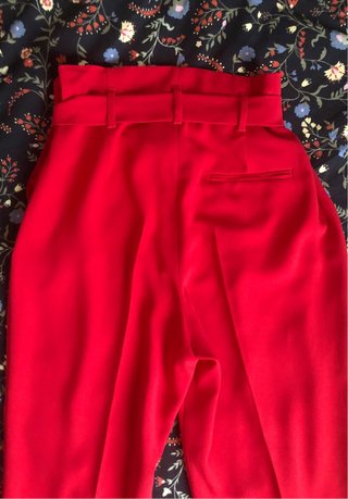 Pantaloni eleganti rossi Marella