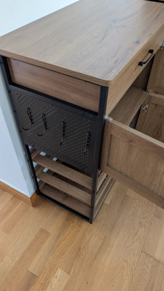 Mueble Bar Cocina con Cajones y Botellero