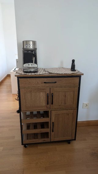 Mueble Bar Cocina con Cajones y Botellero