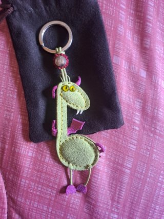 Portachiavi drago verde