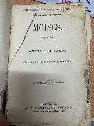 Libro Moisés, leyenda bíblica