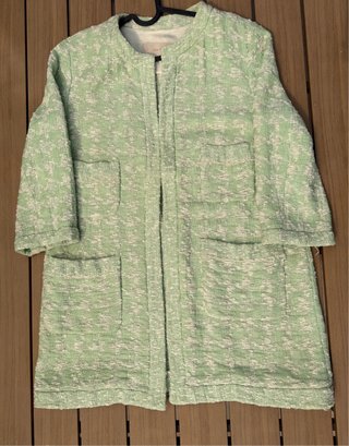Chaqueta Zara Verde Talla XL
