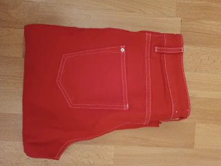 Vaqueros Mango rojos 5 bolsillos