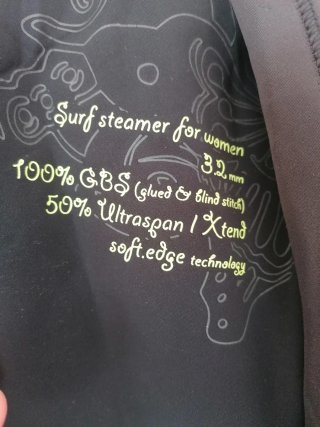 Traje neopreno mujer Tribord 3/2