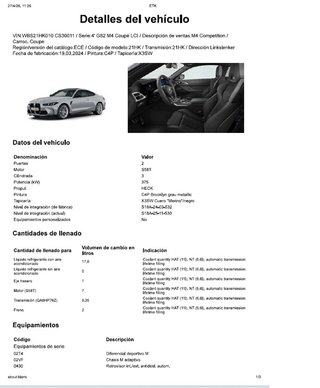 BMW Serie M4 2025 COMPETITION 510CV NACIONAL!!