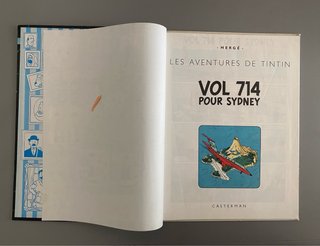 Tintin Vol 714 pour Sydney Casterman 1968