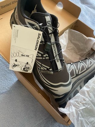 Salomon XT-6 Negro Plata Nuevas