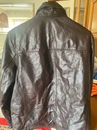 Chaqueta de cuero SAGA IBANEZ