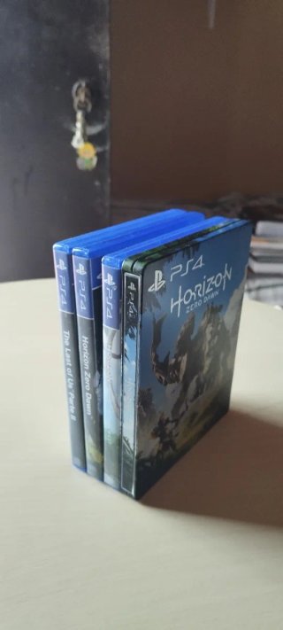 Pack 4 Juegos PS4: Horizon 1 y 2, TLOU2 + regalo
