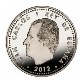 Moneda Plata 10€ Campeones Europa 2012 Proof