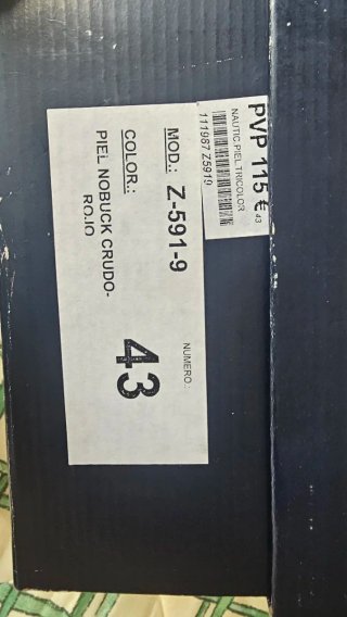 Zapatos náuticos chico azul y marrón