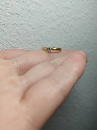 Anillo de pedida oro