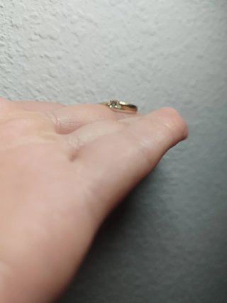 Anillo de pedida oro