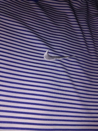 Polo Nike Golf Rayas Azul Blanco