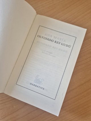 libro Olvidado Rey Gudú