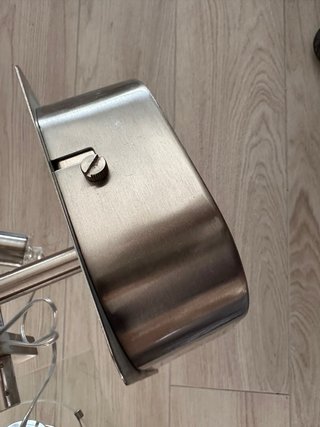 Lámpara de techo IKEA cristal y metal