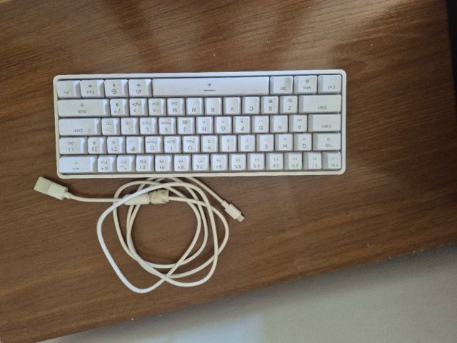 Teclado Mecânico Dyera Gaming LED Branco 60%