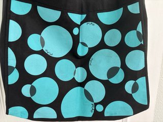 Bolso Tote Negro con Logo Teal