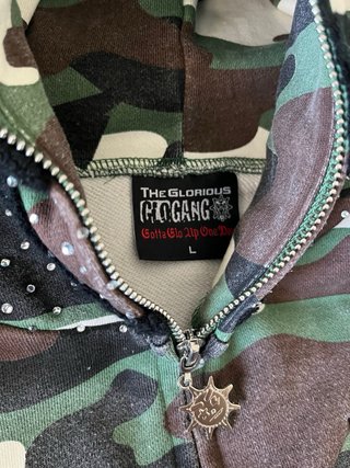 Felpa Glogang Chief Keef Camo Militare