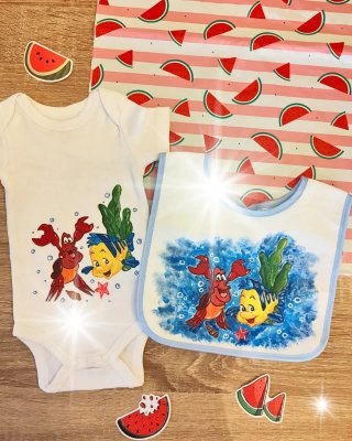 Pack Babero y Body Bebé