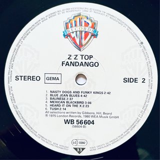 ZZ Top Fandango! | Vinilo LP