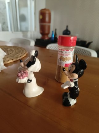 Pareja Tarta Mickey Minnie Novios COLECCIONISTA