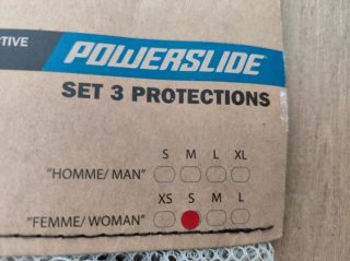Protecciones Powerslide Set 3 Patinaje