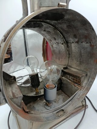 ANTIGUO FAROL FERROVIARIO CABLEADO